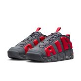 Nike Air More Uptempo Low "Dark Grey Light Crimson"