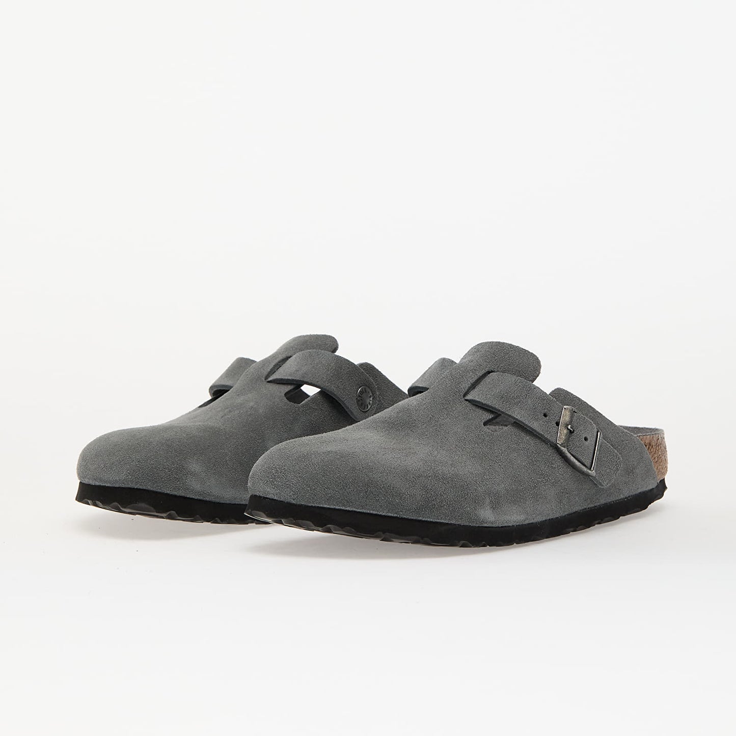 Birkenstock Boston Soft Basalt Grey