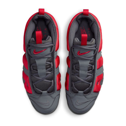 Nike Air More Uptempo Low "Dark Grey Light Crimson"