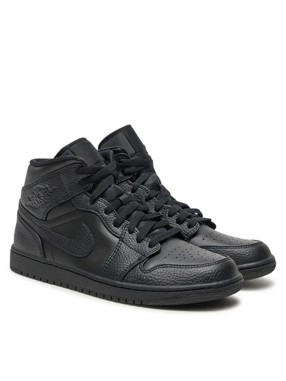 Jordan 1 Mid Triple Black