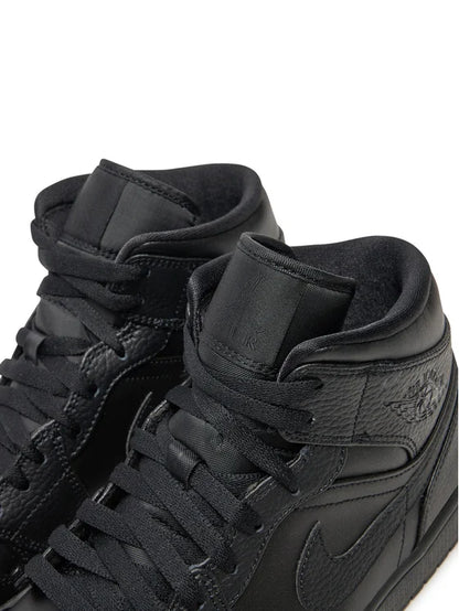 Jordan 1 Mid Triple Black